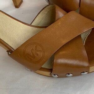 Michael Michael Kors Brown Clogs